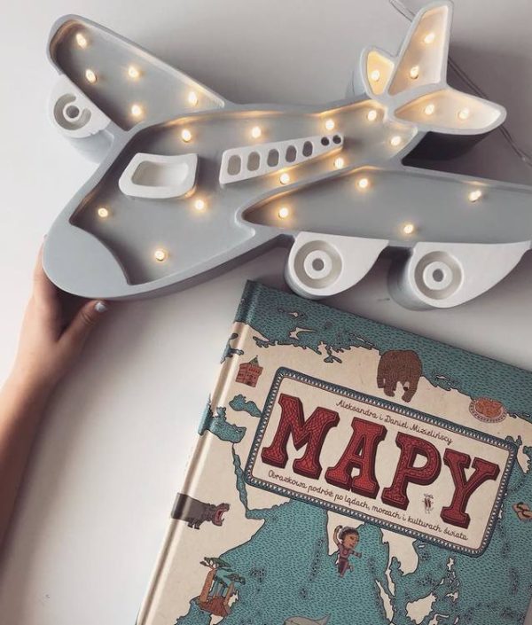 Little Lights, Nattlampa till barnrummet, Flygplan grå