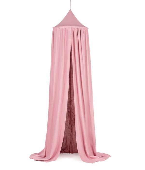 Stor blush maxi sänghimmel i linne, Cotton&Sweets