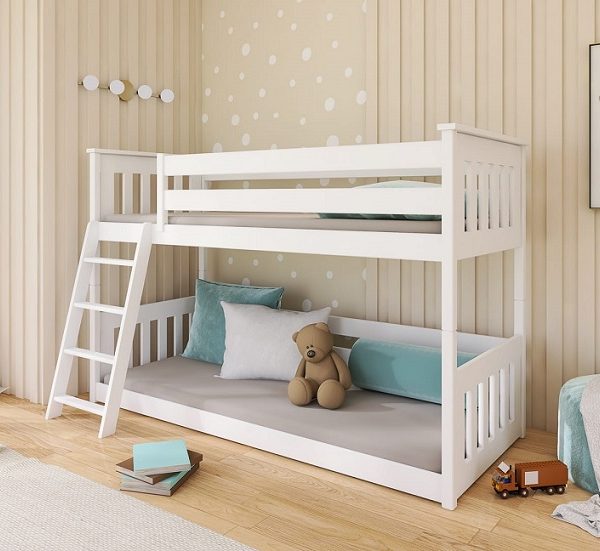 Vit våningssäng, Kent 90x200