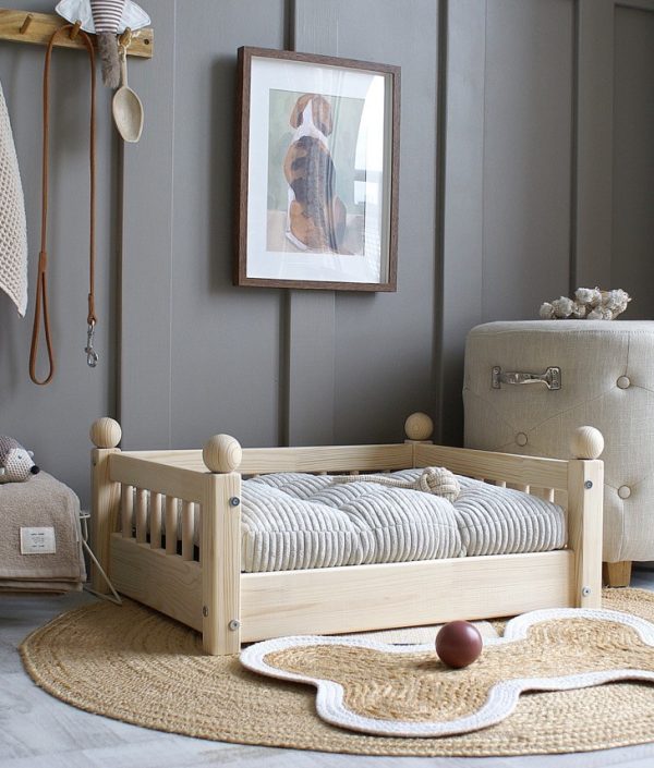 Hundbädd/hundsäng Taco Natur (L)