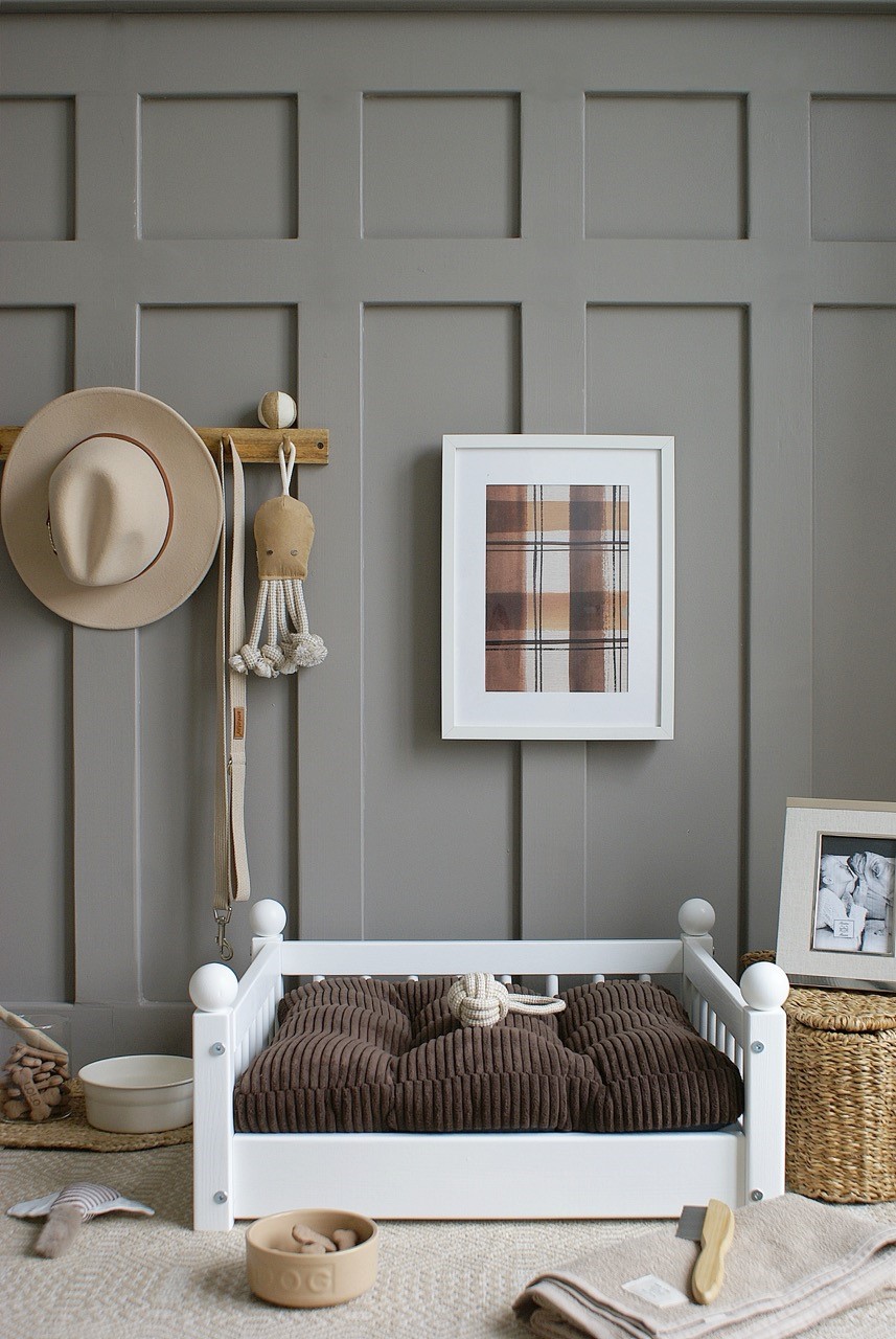 Hundbädd/hundsäng Taco Vit (M) - Bild 2