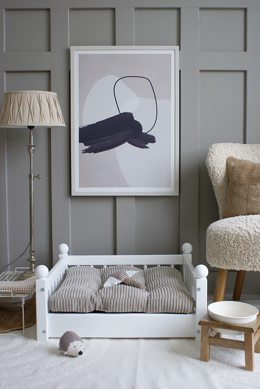 Hundbädd/hundsäng Taco Vit (M) - Bild 4