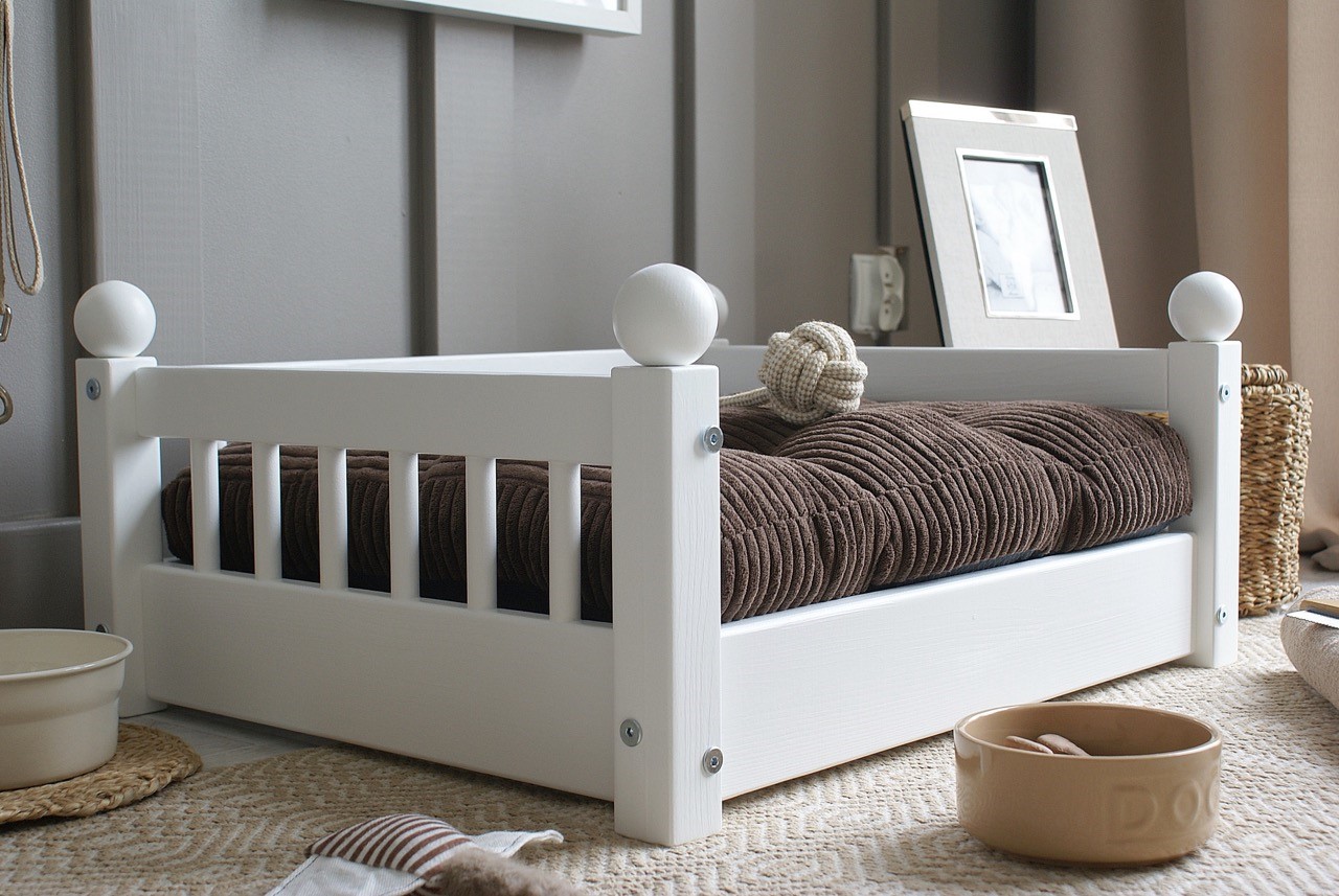 Hundbädd/hundsäng Taco Vit (M) - Bild 10