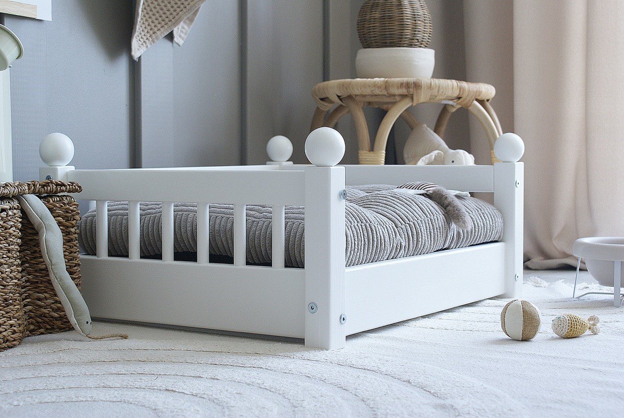 Hundbädd/hundsäng Taco Vit (M) - Bild 12