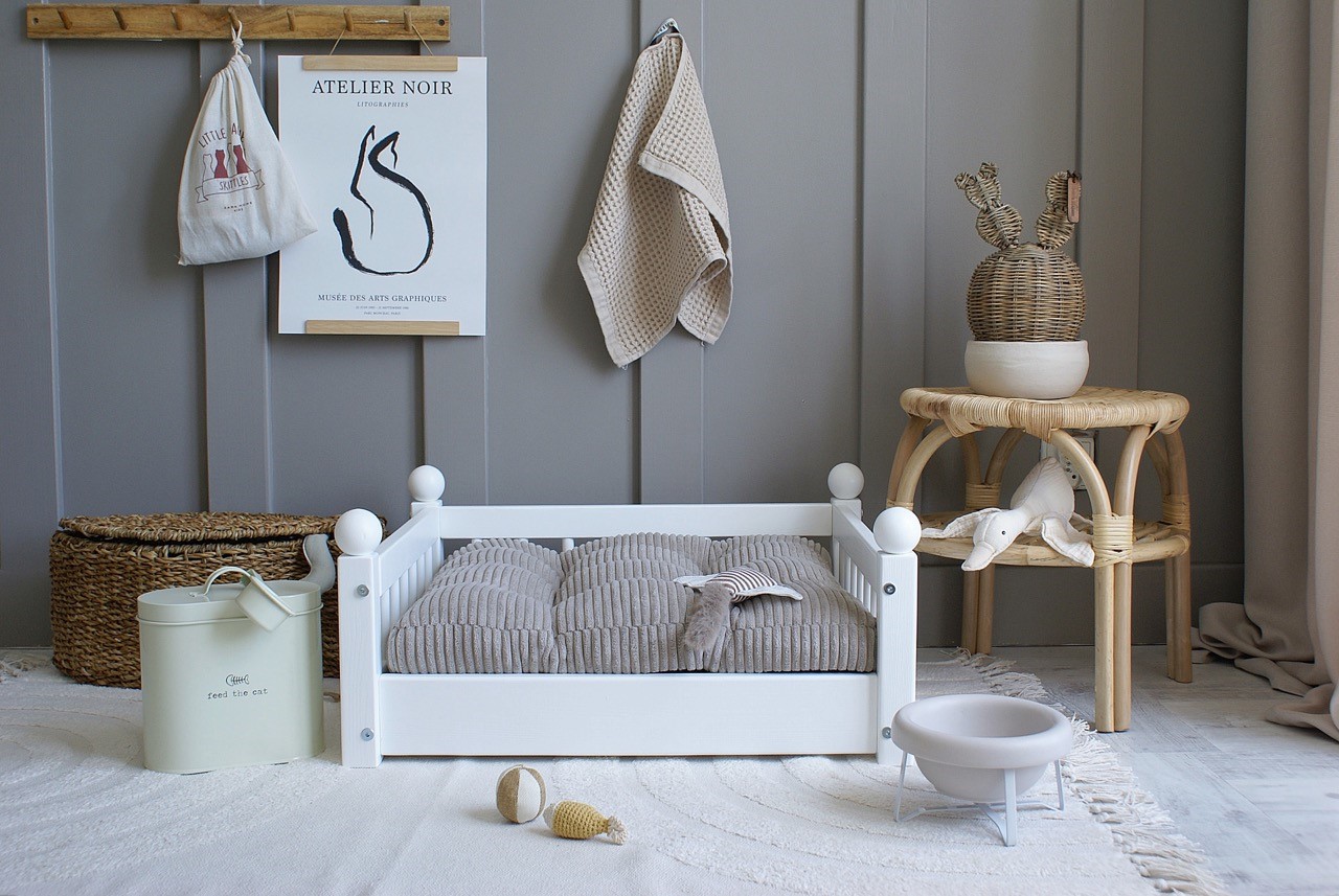 Hundbädd/hundsäng Taco Vit (M) - Bild 11