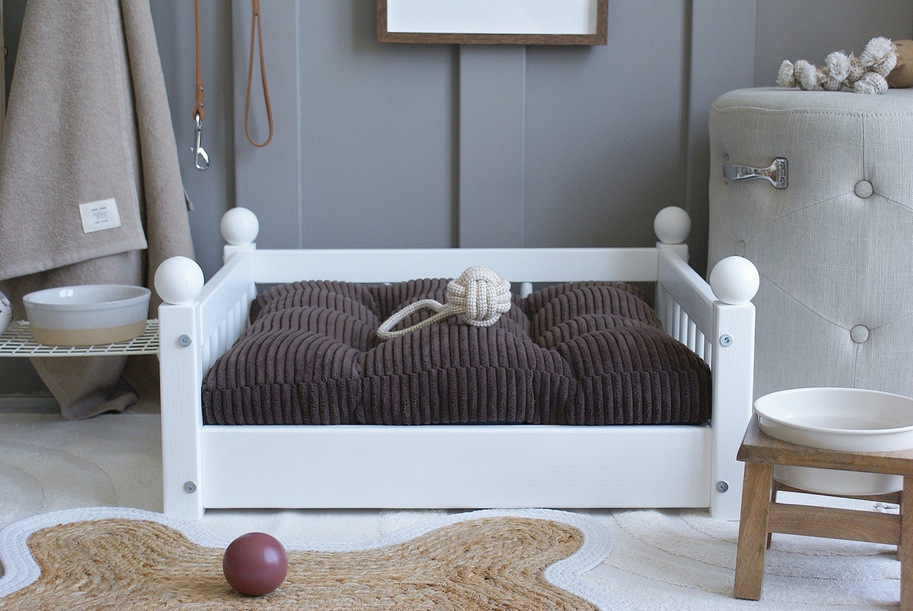 Hundbädd/hundsäng Taco Vit (M) - Bild 13