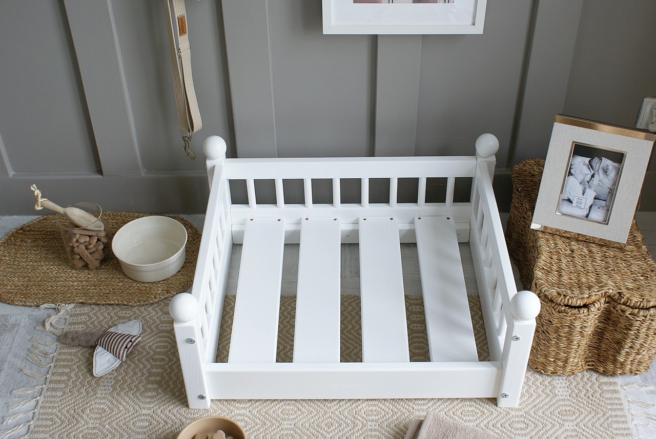 Hundbädd/hundsäng Taco Vit (M) - Bild 14