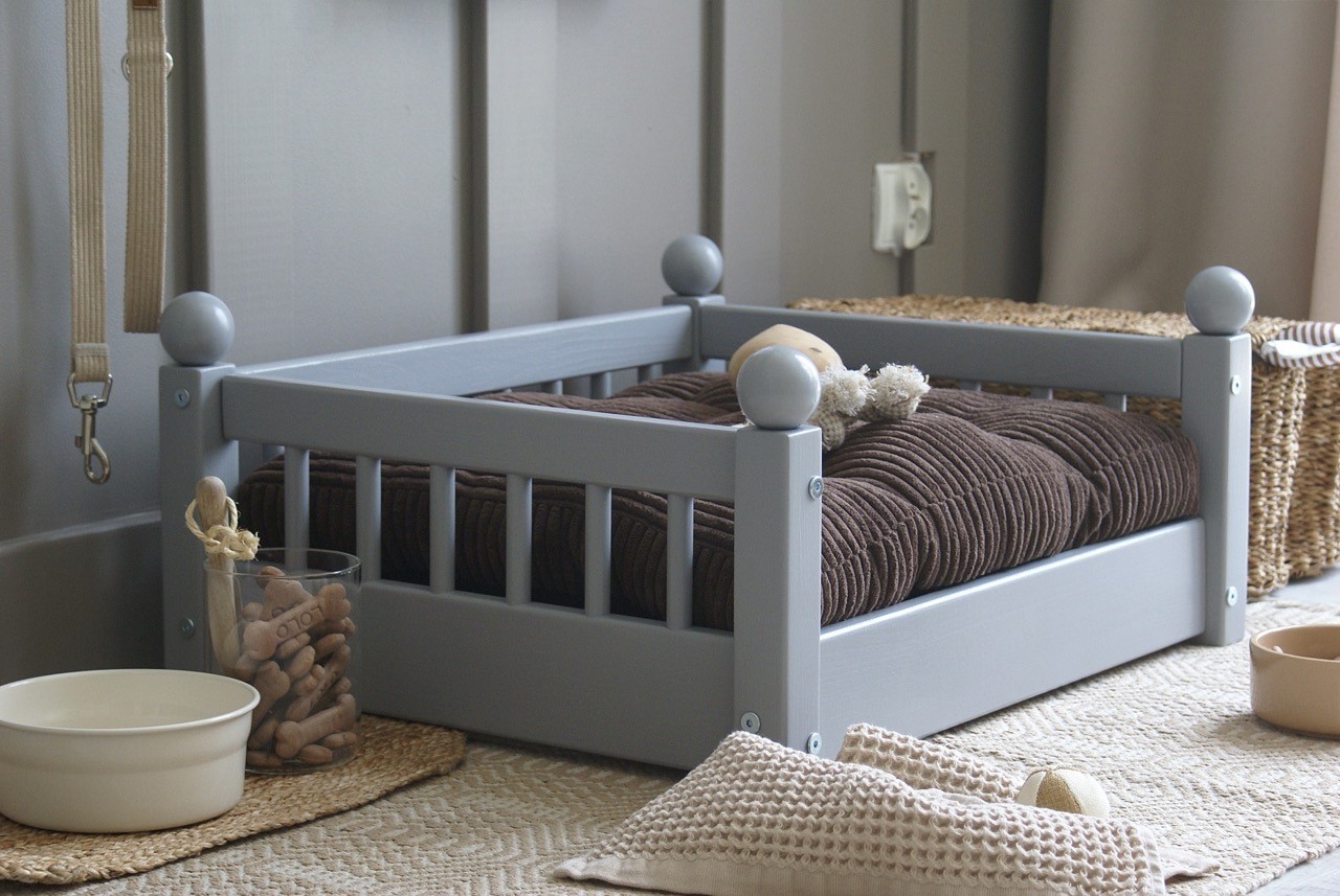 Hundbädd/hundsäng Taco Grå (M) - Bild 3