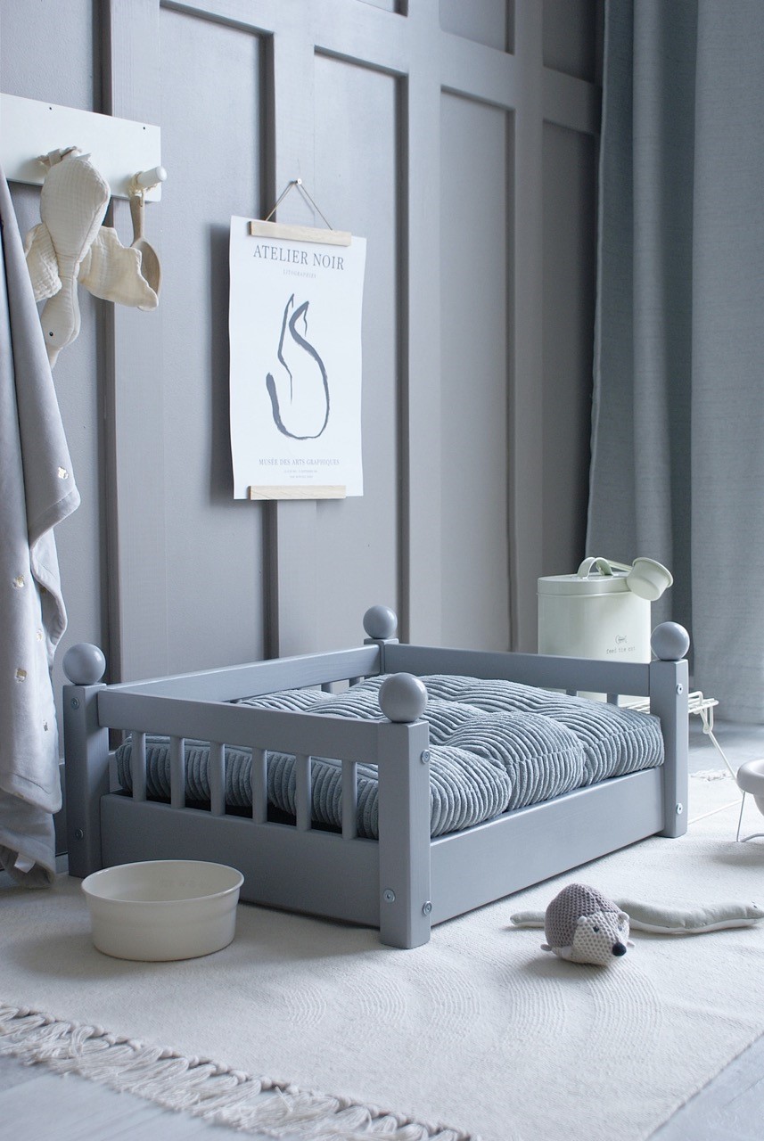 Hundbädd/hundsäng Taco Grå (M) - Bild 5