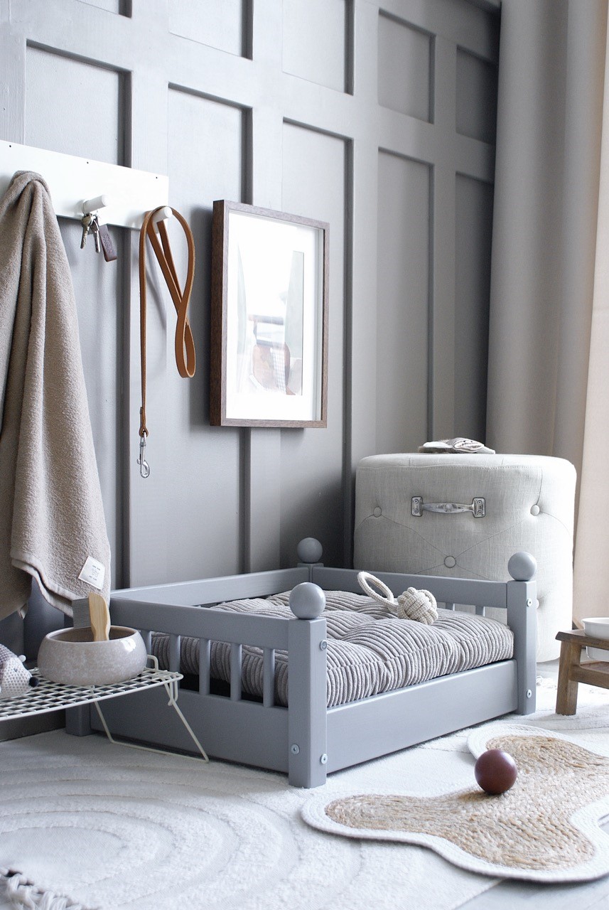 Hundbädd/hundsäng Taco Grå (M) - Bild 11