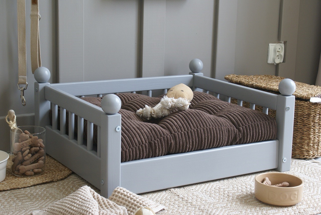 Hundbädd/hundsäng Taco Grå (M) - Bild 10