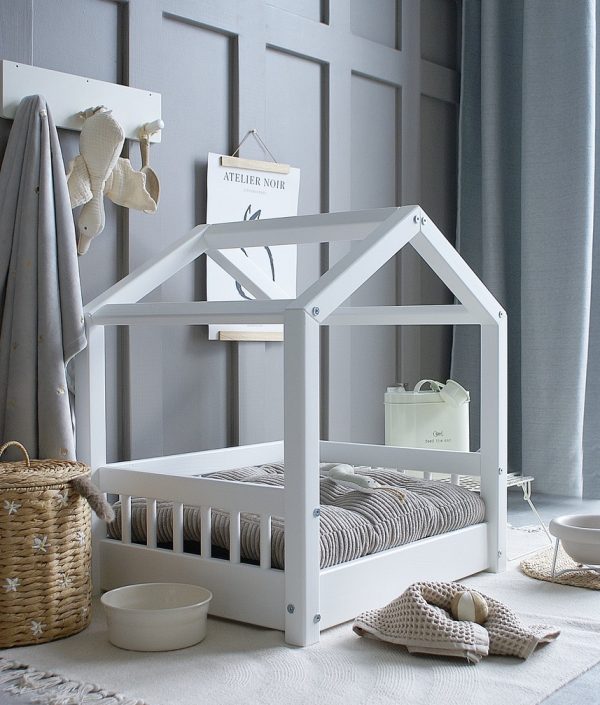 Cozy hundsäng/hundbädd Vit (L)