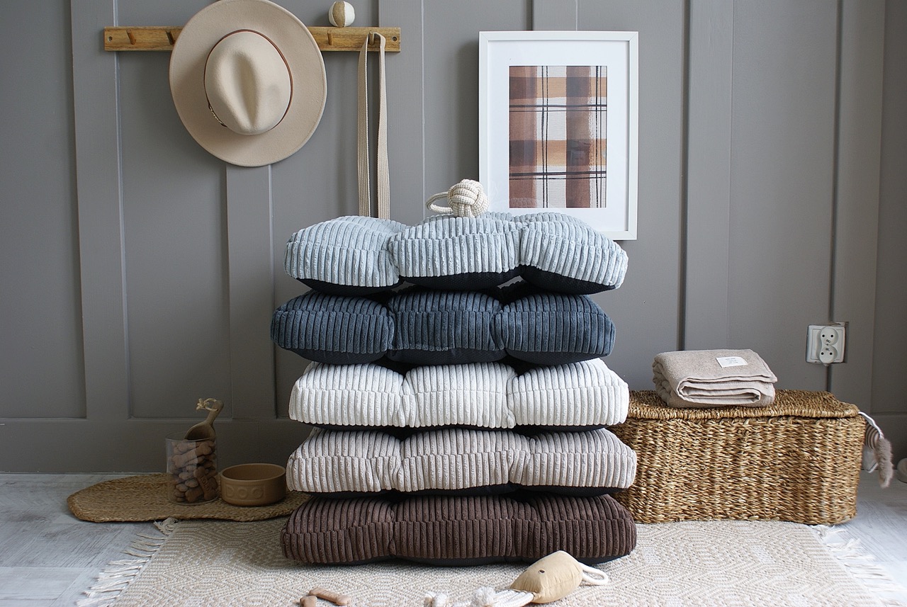 Grå kudde till hundbädd/hundsäng (M) - Bild 6