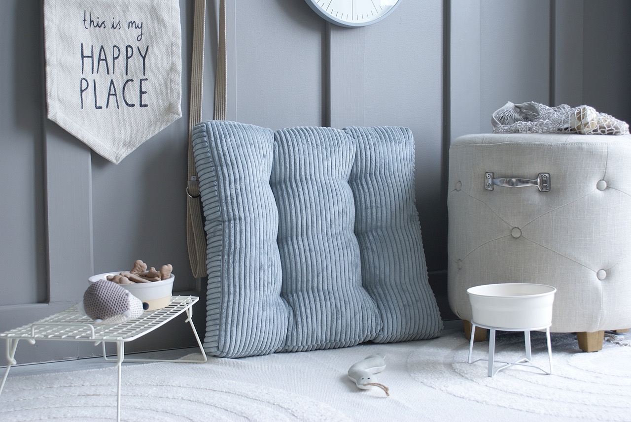 Grå kudde till hundbädd/hundsäng (L) - Bild 3