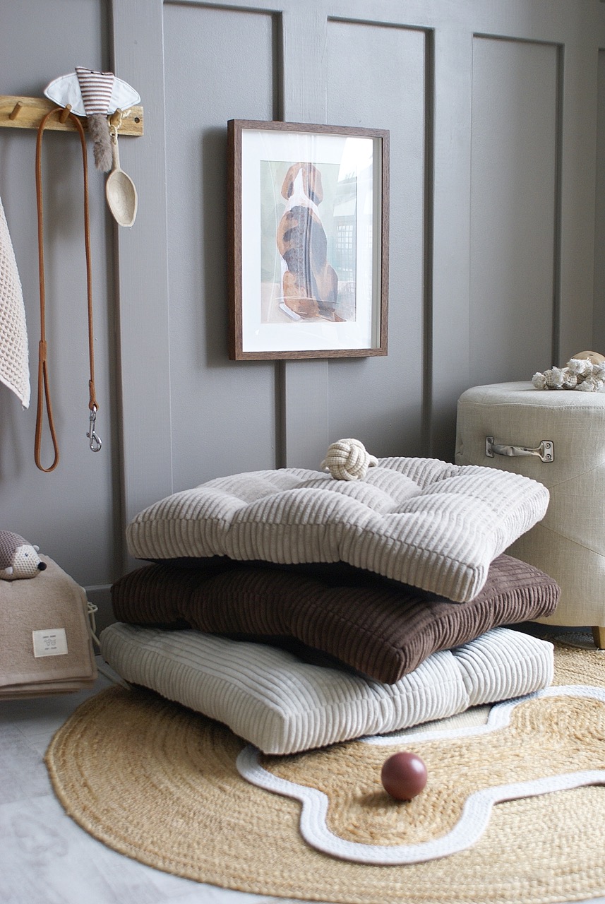 Brun kudde till hundbädd/hundsäng (M) - Bild 4