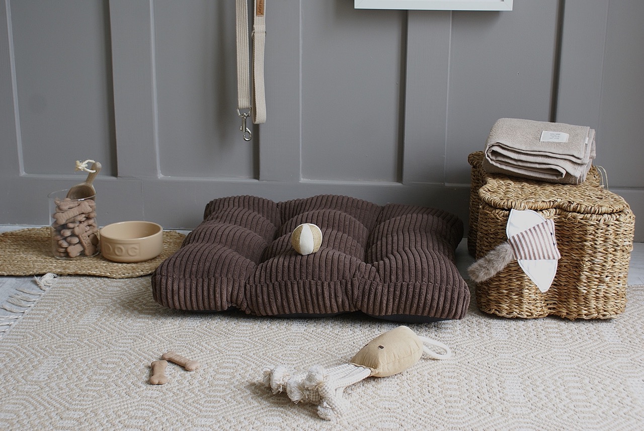 Brun kudde till hundbädd/hundsäng (L) - Bild 5