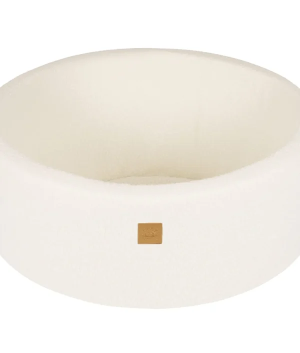 Meow, snövit boucle bollhav med 200 bollar (vit,grå,babyblå)