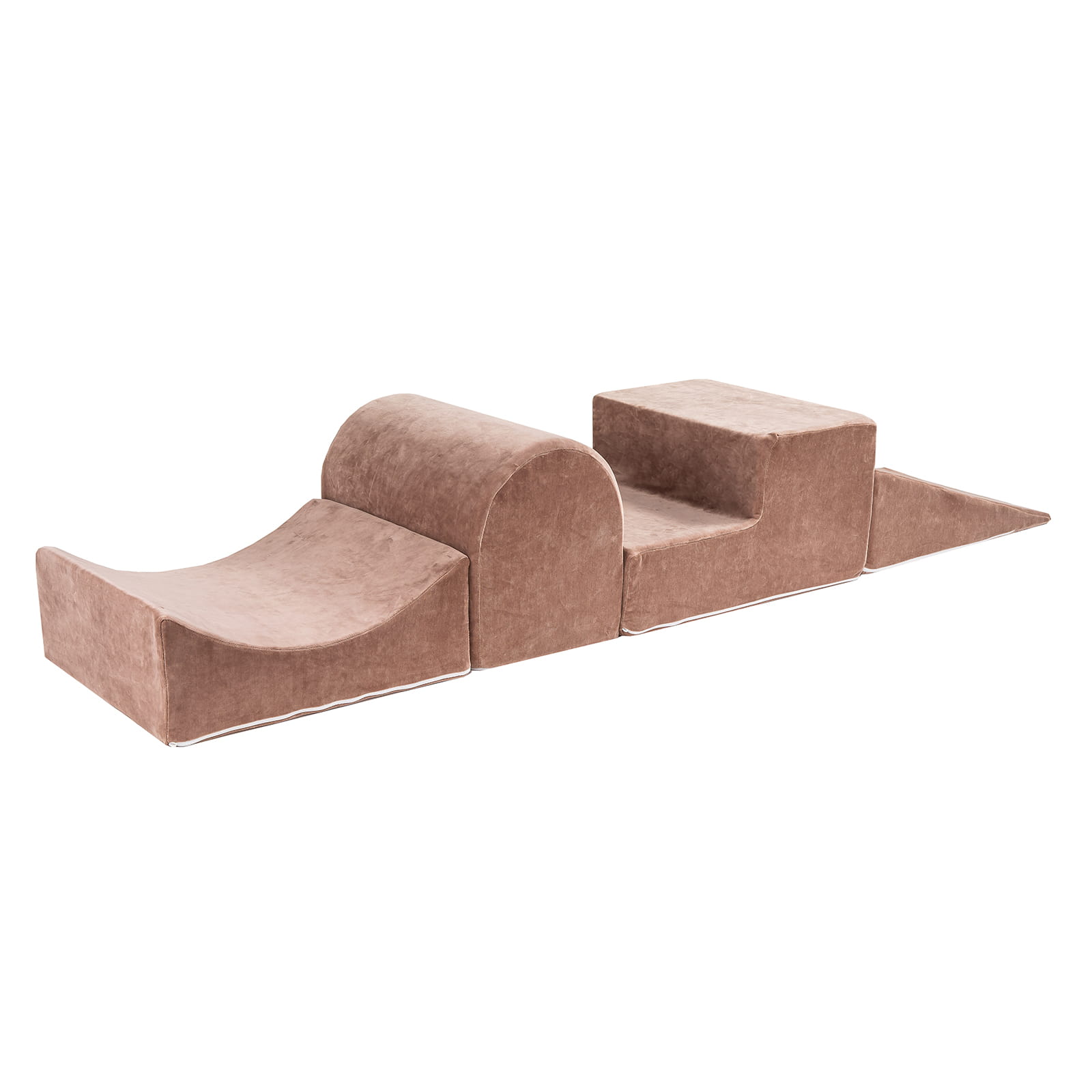 Meow, Byggbar rutschkana lekplats sammet, beige outlet