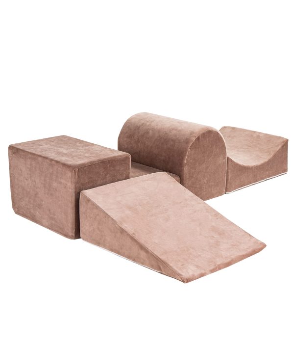 Meow, Byggbar rutschkana lekplats sammet, beige outlet