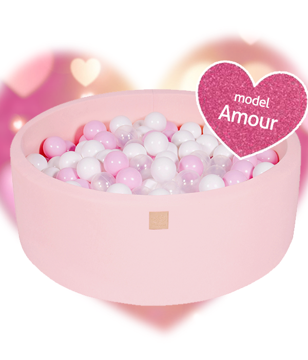 Meow, rosa bollhav med 250 bollar, Amour-outlet