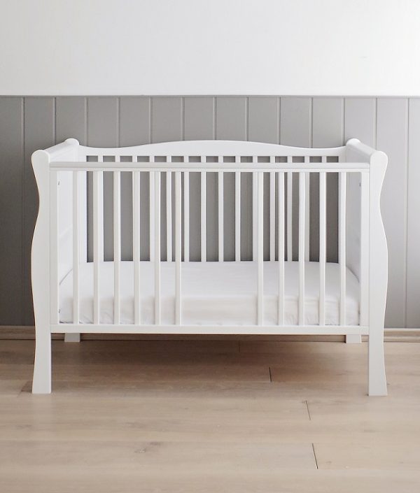 Spjälsäng Majestic, vit