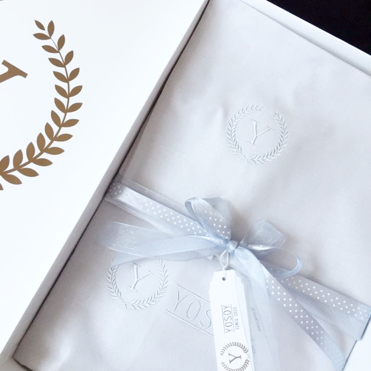 Exklusiva grå sängkläder för barn 100x135 , YOSOY