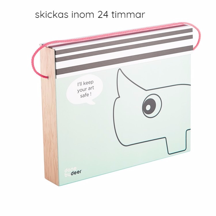 Done By Deer Portfolio för ritningar Blå - Bild 2