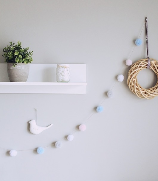 Pompoms (tyllbollar) vimplar