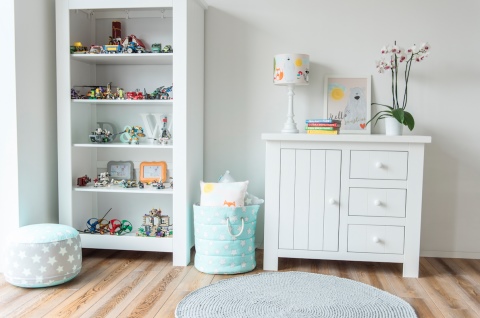 Sittpuff mint&grey stars - Bild 3