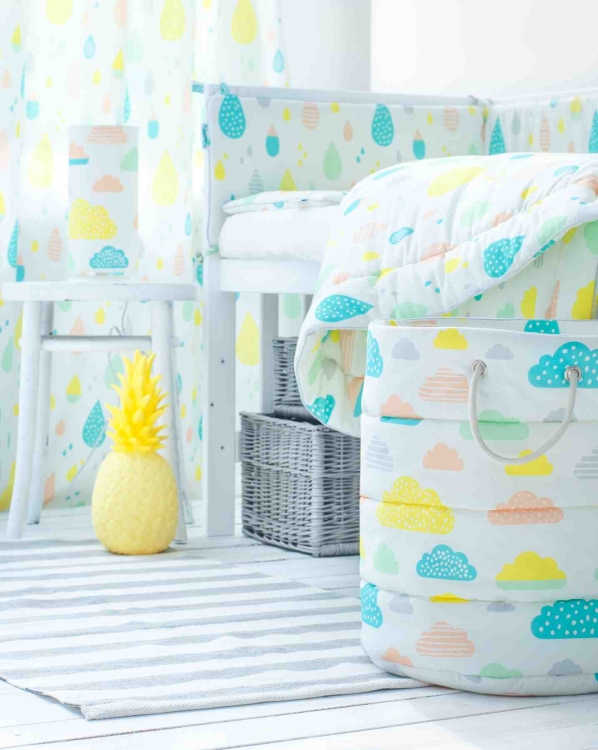 Förvaringskorg pastel clouds - Bild 2