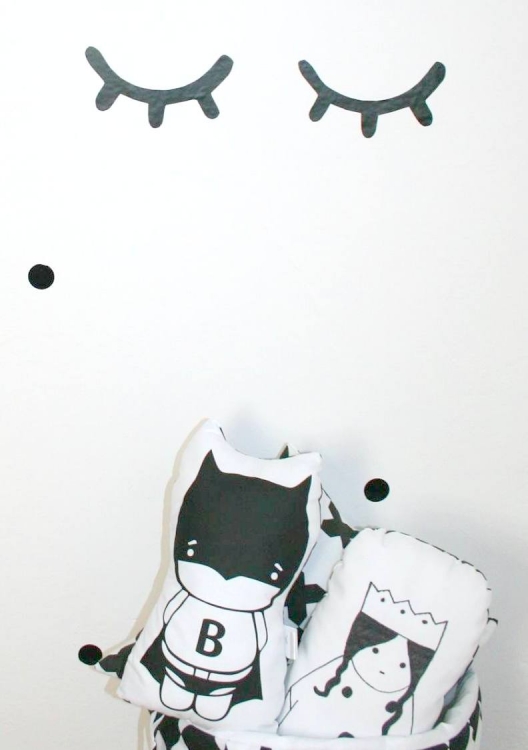 Ögonfransar väggklistermärken - Bild 2