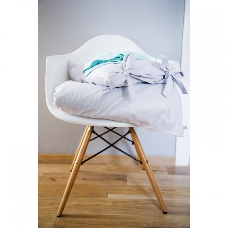 Exklusiva grå sängkläder för barn 100x135 , YOSOY - Bild 4