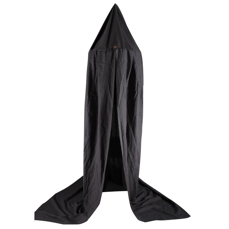 Graphite grey sänghimmel till barnrum från NG Baby Mood med ljusslinga