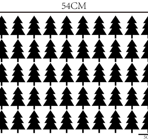 Väggklistermärken granar 50 st