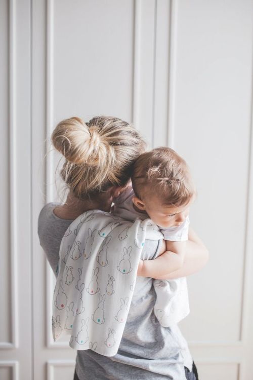 Snuttefilt muslin-bambu, kanin & mint , Pink No More - 2-pack - Bild 2