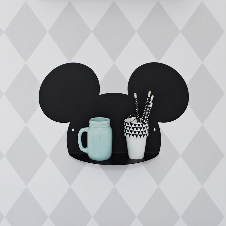 Bokhylla / Hylla i metall till barnrummet Musse - Bild 4