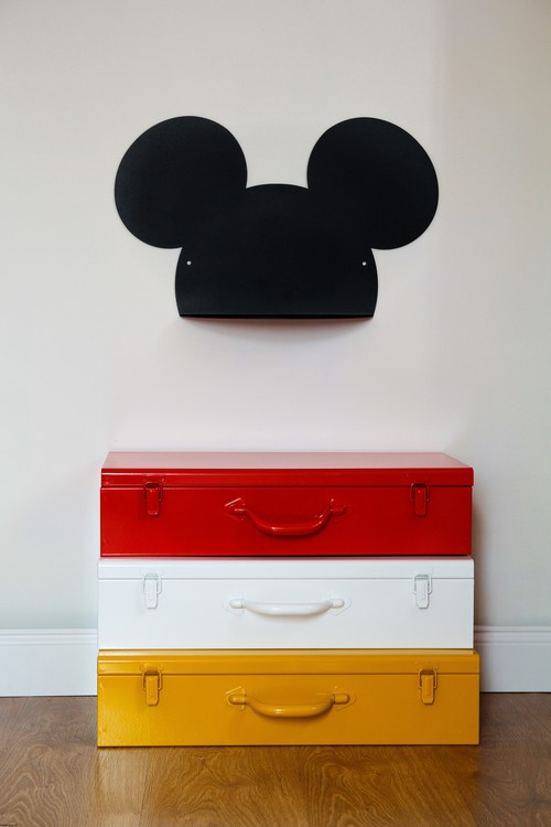 Bokhylla / Hylla i metall till barnrummet Musse - Bild 5