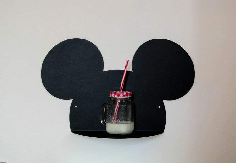 Bokhylla / Hylla i metall till barnrummet Musse - Bild 7