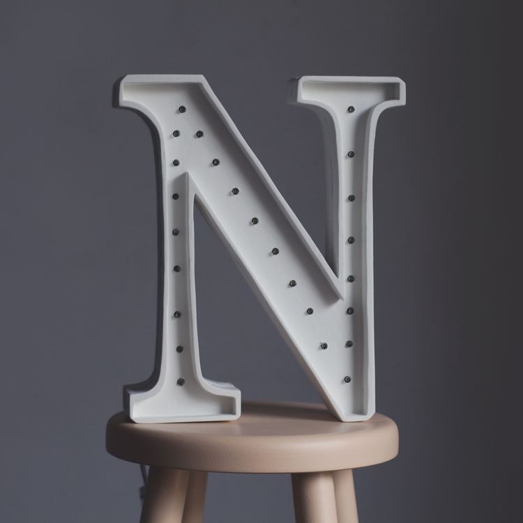 Little Lights, Nattlampa till barnrummet, Bokstav N - Bild 4