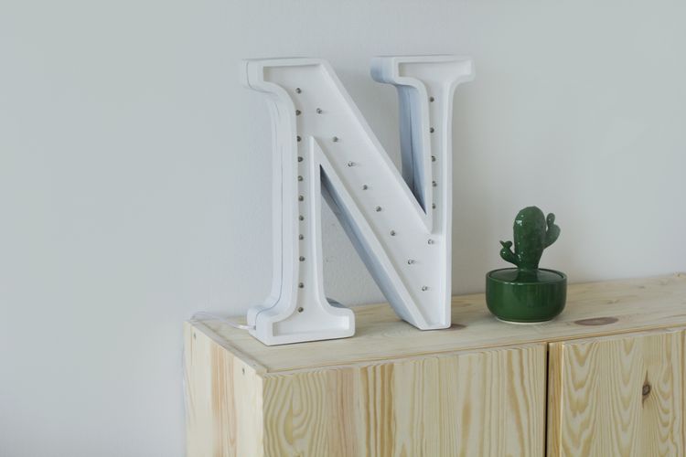 Little Lights, Nattlampa till barnrummet, Bokstav N - Bild 6