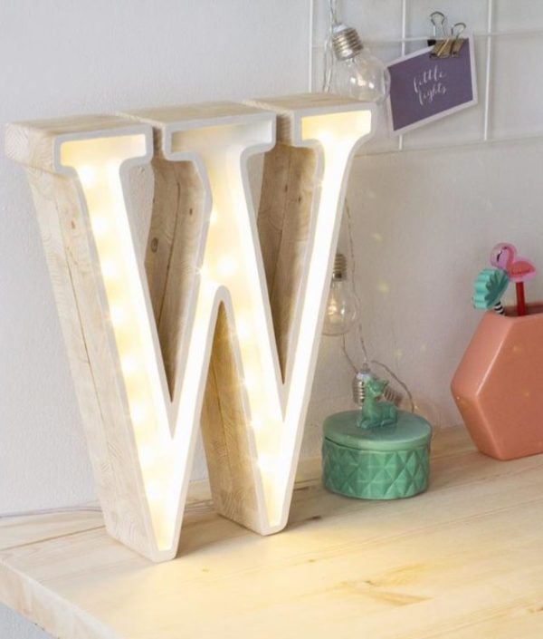 Little Lights, Nattlampa till barnrummet, Bokstav W