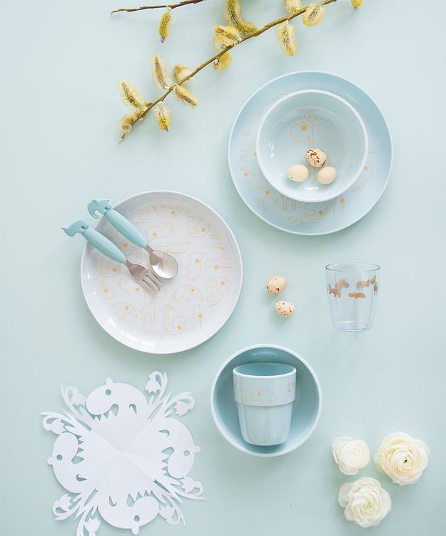 Done By Deer Yummy+ easy grip barnbestick, blå - Bild 2