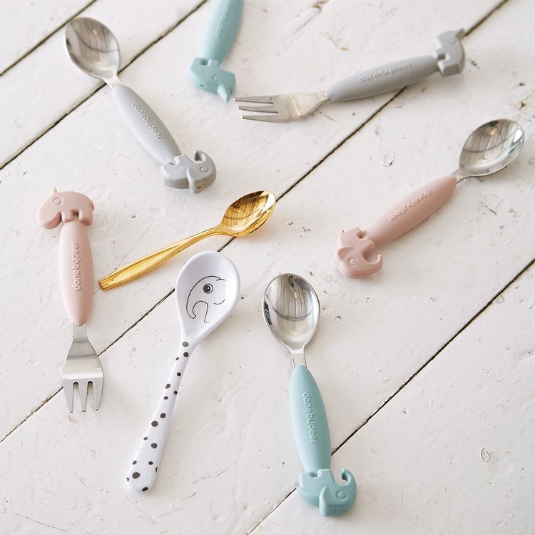 Done By Deer Yummy+ easy grip barnbestick, blå - Bild 3