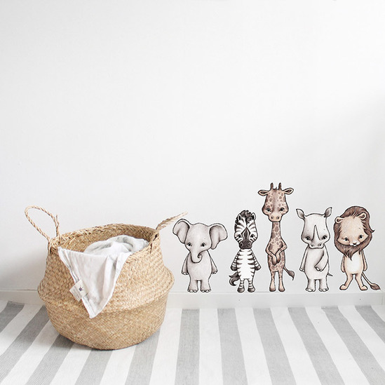 Savannens vänner väggklistermärken, Stickstay - Bild 2