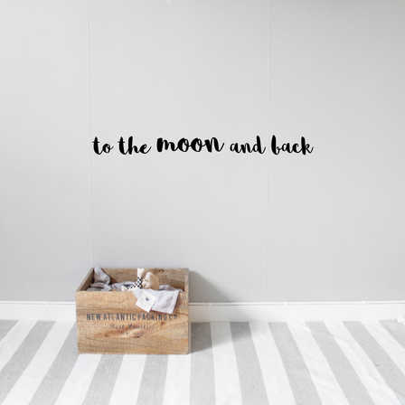 To the moon väggklistermärken, Stickstay