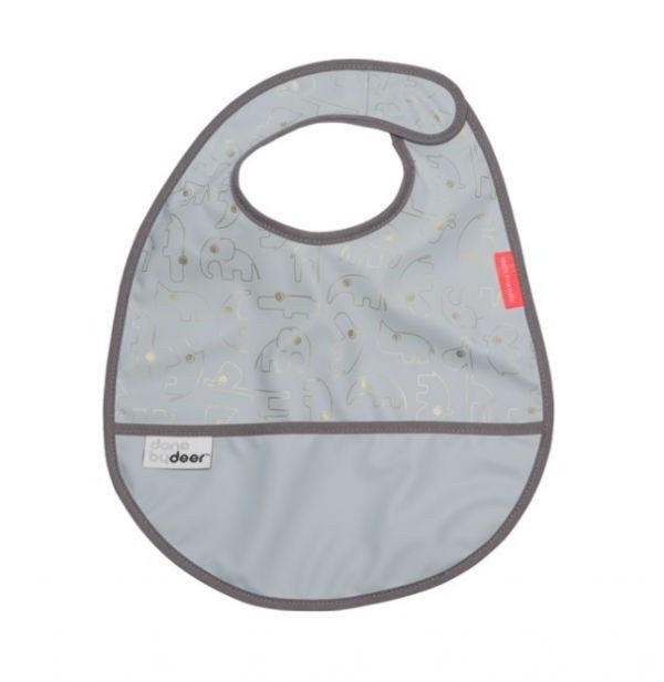 Haklapp Contour Guld/Grå, Done By Deer