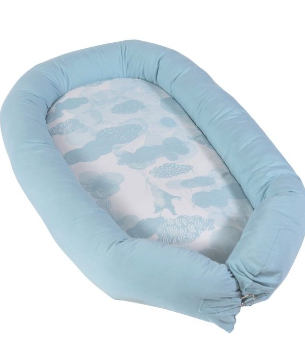 Sebra babynest In the Sky - blå