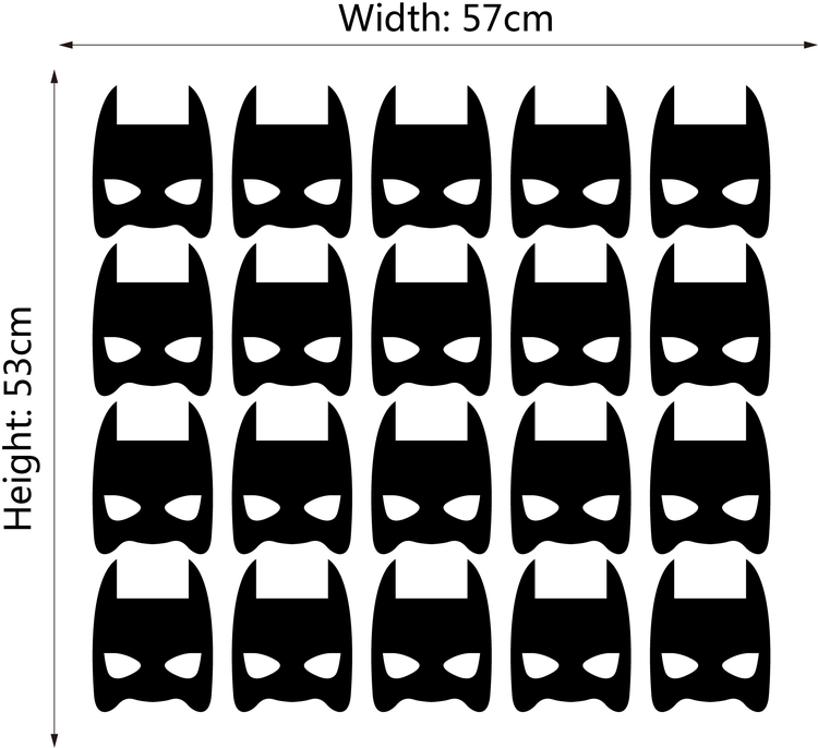 Batman väggklistermärken set 20 st. - Bild 2