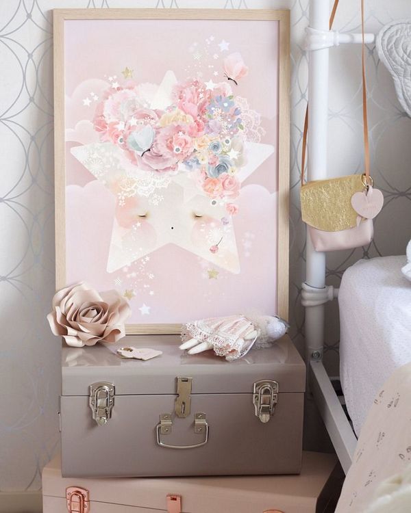 Poster Wish Upon A Star, tavla till barnrummet, Schmooks - Bild 2