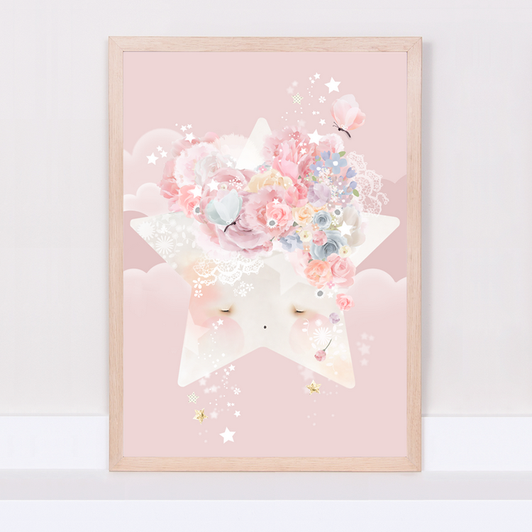 Poster Wish Upon A Star, tavla till barnrummet, Schmooks - Bild 4